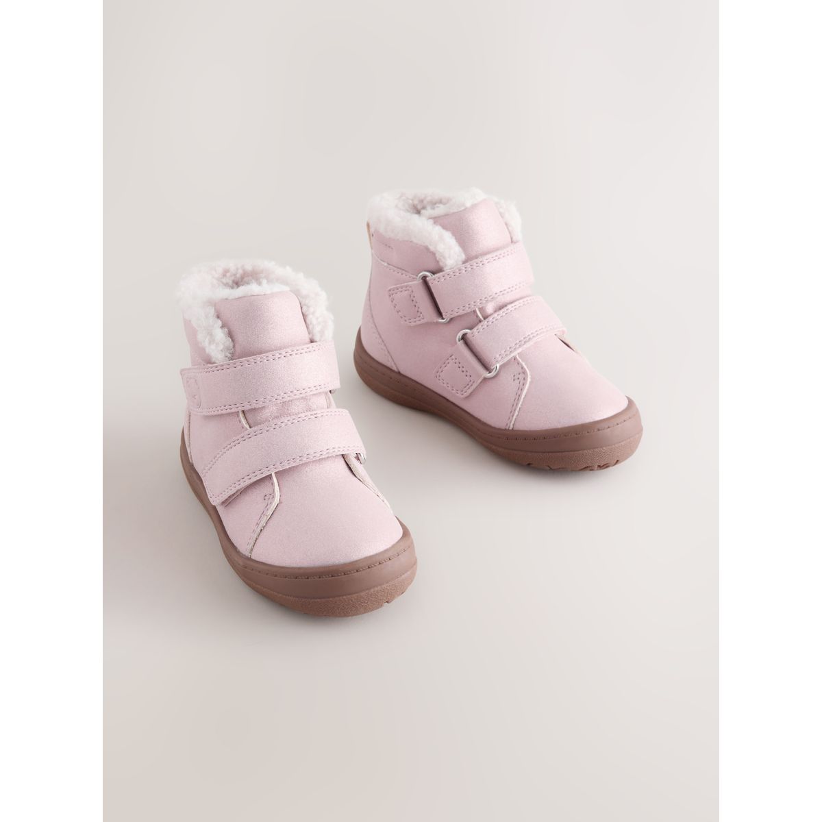Bottines imperméables à scratch rose, NEXT