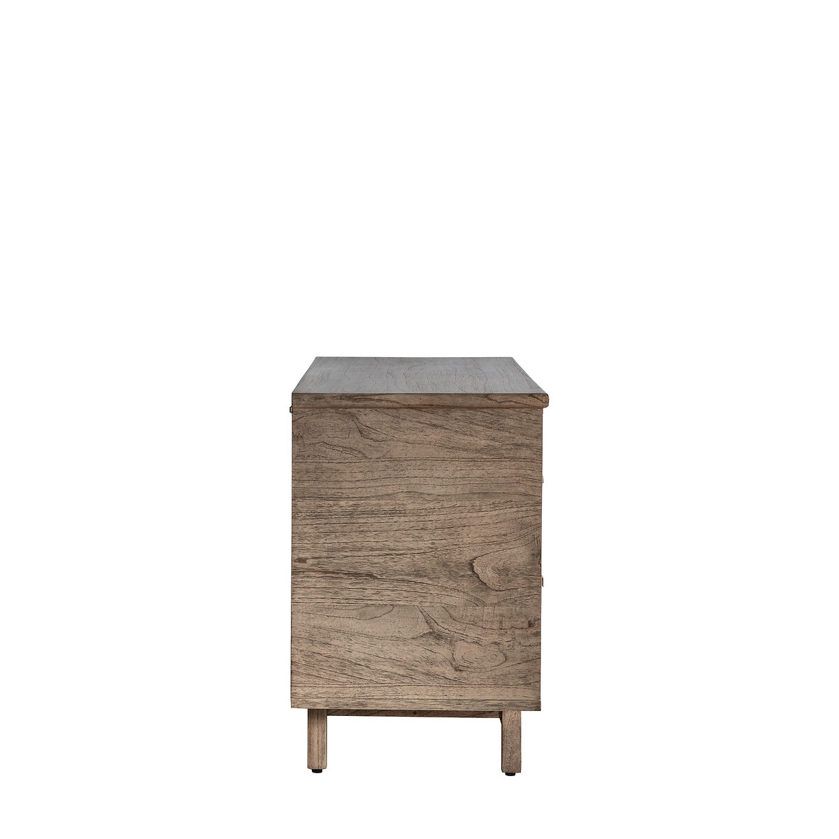 Bharhut Japandi Panelled Rattan Large 2 Door Sideboard wood, ÉDITÉ
