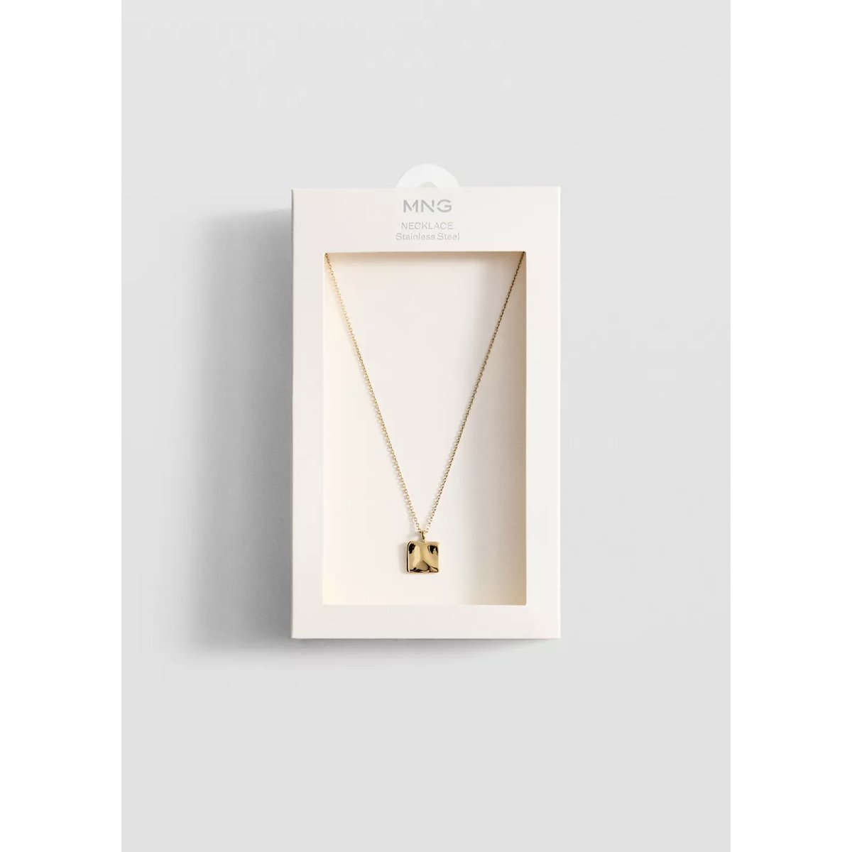 Collier chaîne perle or, MANGO