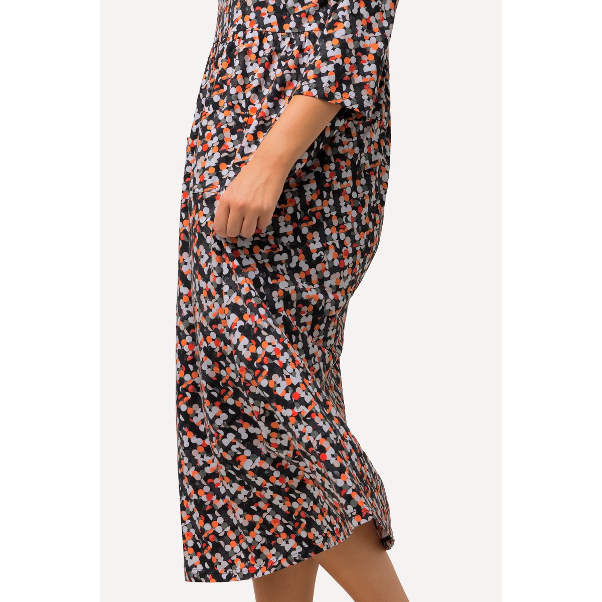 Robe en jersey noir, ULLA POPKEN