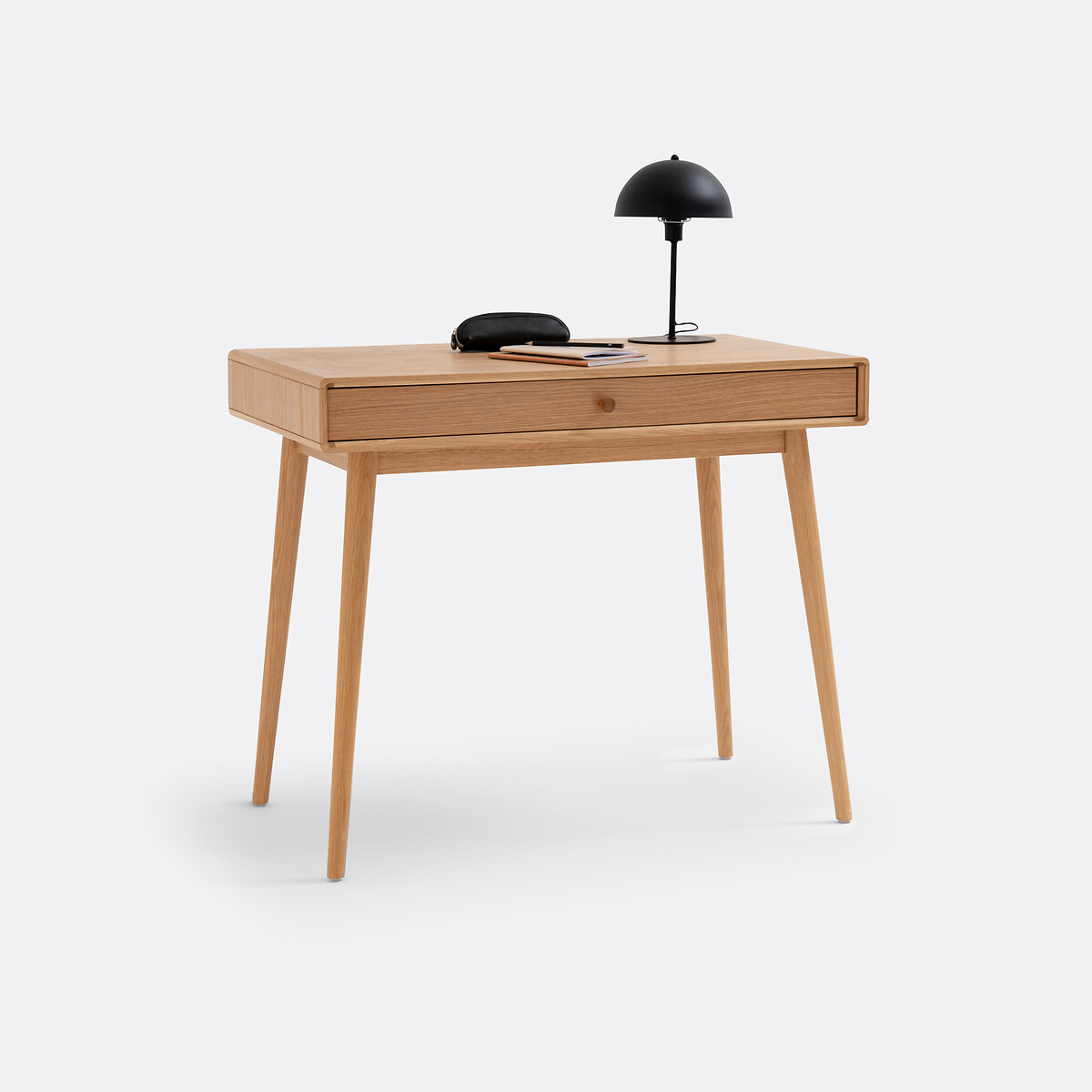 Escritorio de 1 cajón, Miji roble, LA REDOUTE INTERIEURS