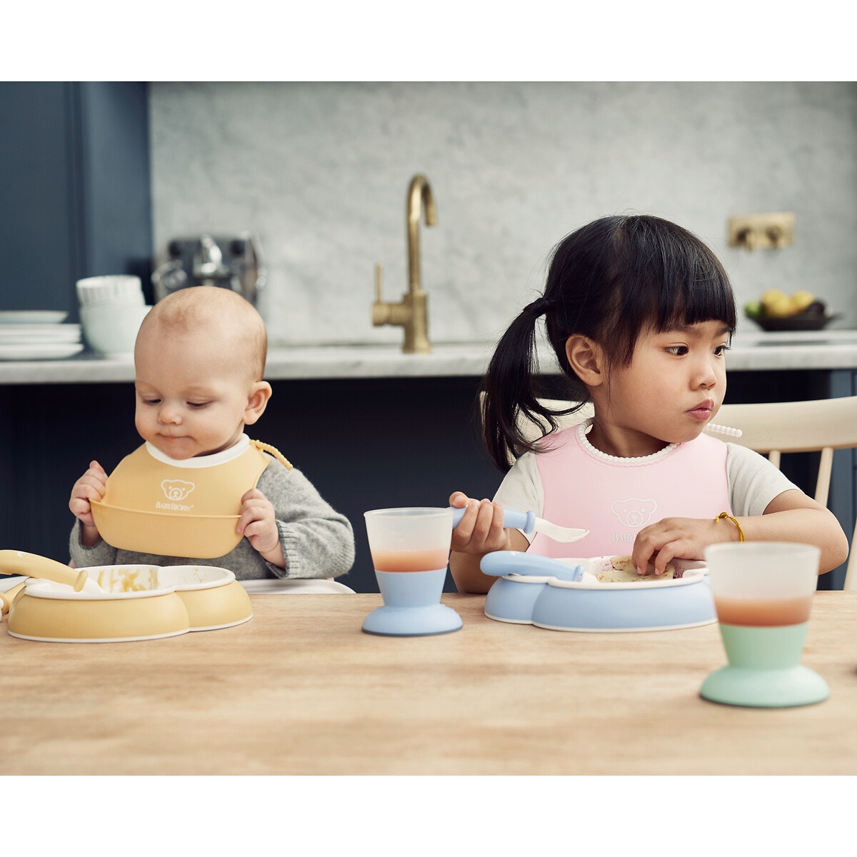 Coffret repas bébé bleu, BABYBJORN