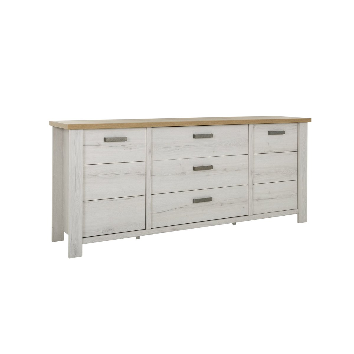 Buffet 2 portes 3 tiroirs MANOSQUE beige, GAMI