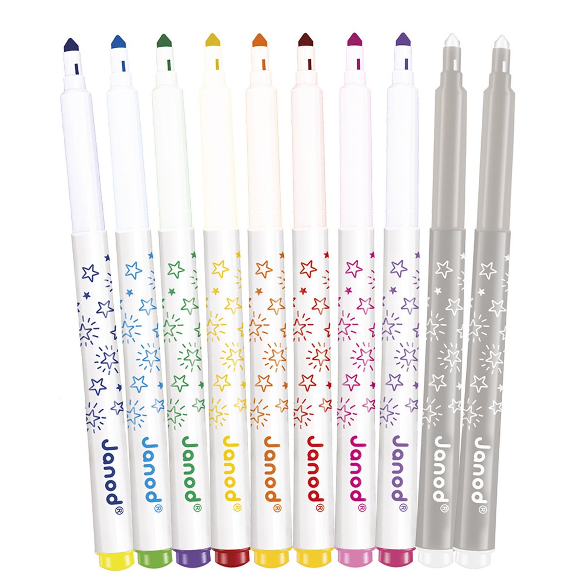 Feutres Magiques X10 couleur unique, JANOD