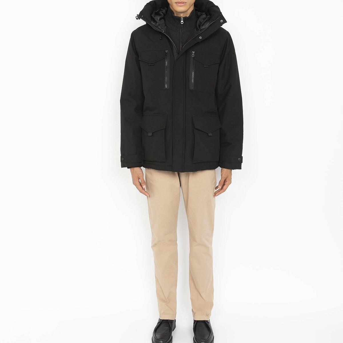Broomfield Coat with Pockets black, SCHOTT