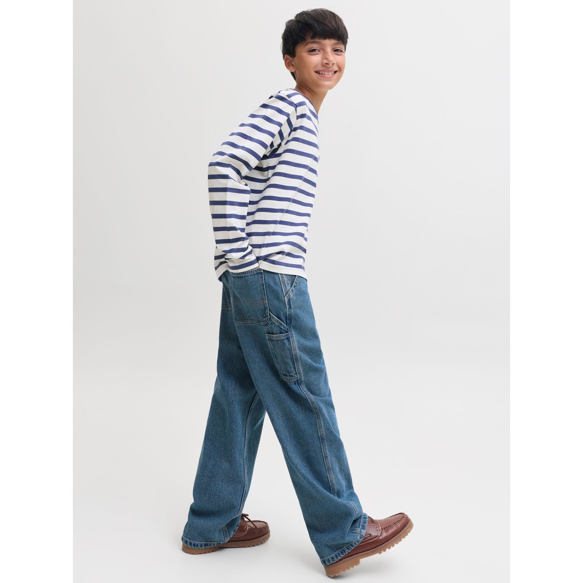 Jean Baggy Fit blue denim, JACK & JONES JUNIOR