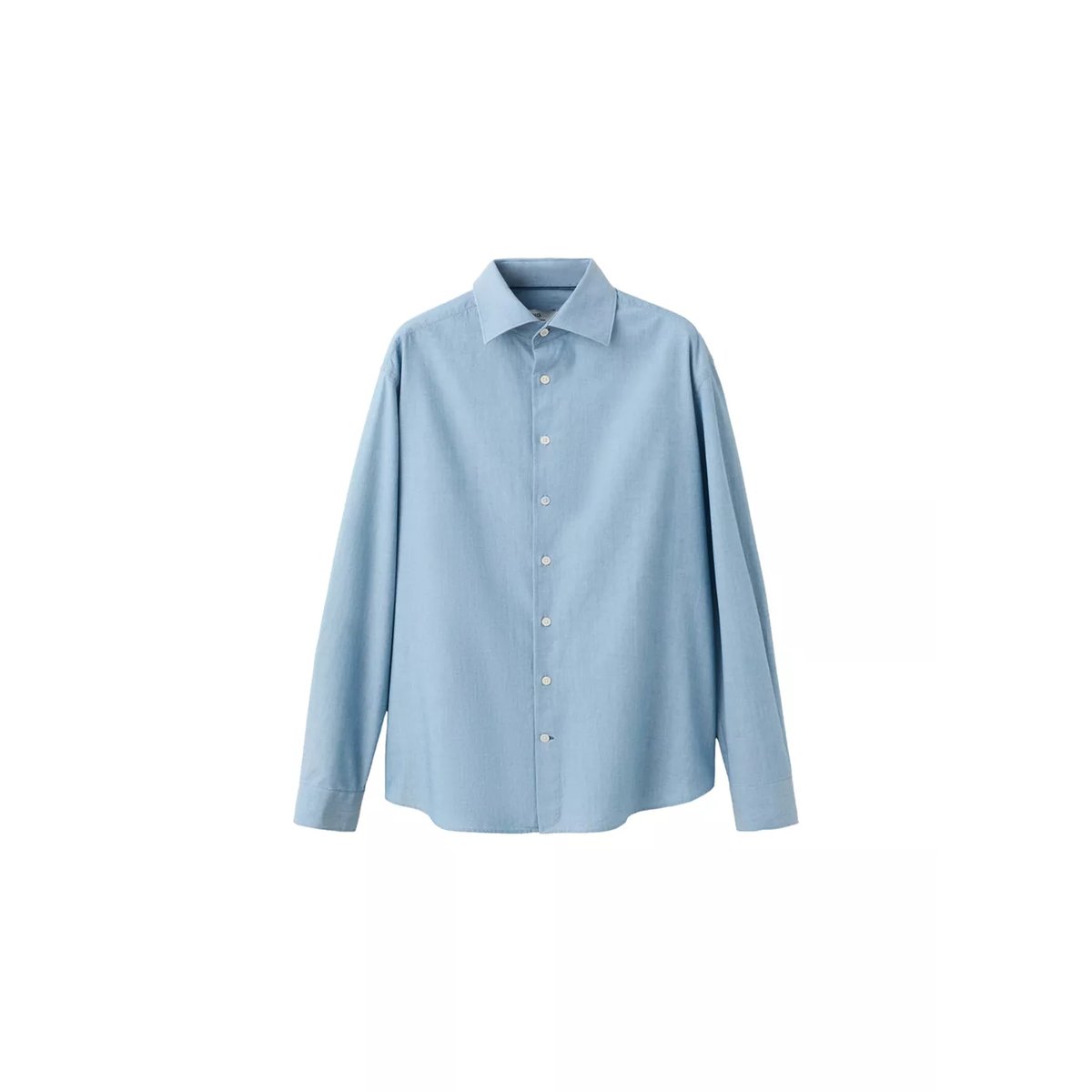 Chemise slim fit 100 % coton bleu, MANGO MAN