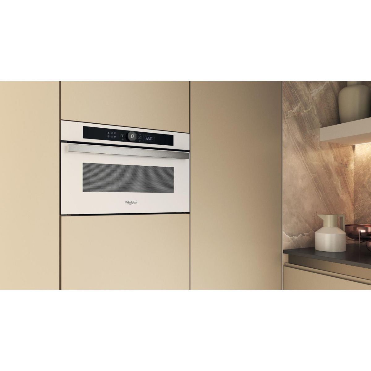 Micro ondes encastrable WMD44MWF blanc, WHIRLPOOL