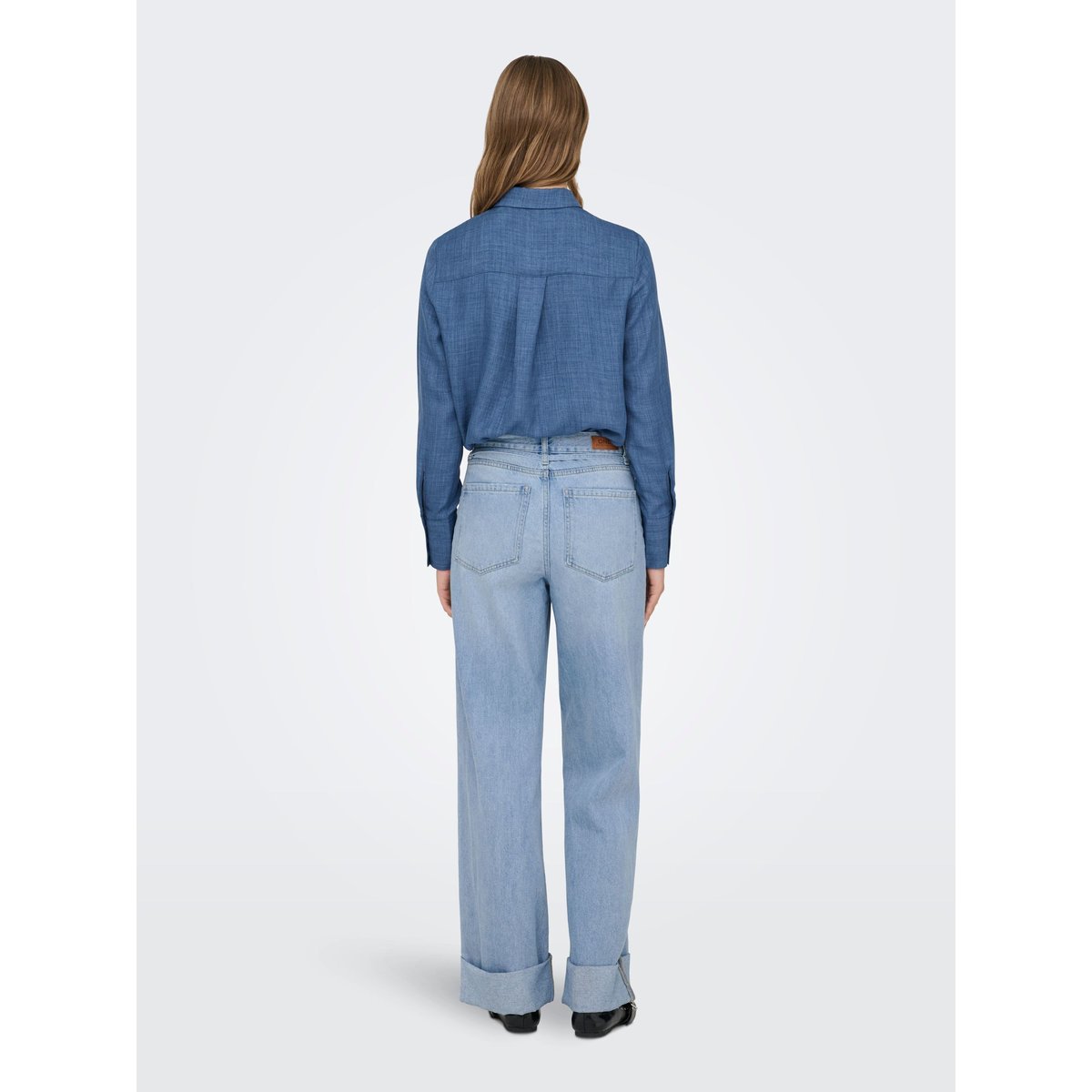 Jean À Jambe Large light blue denim, ONLY