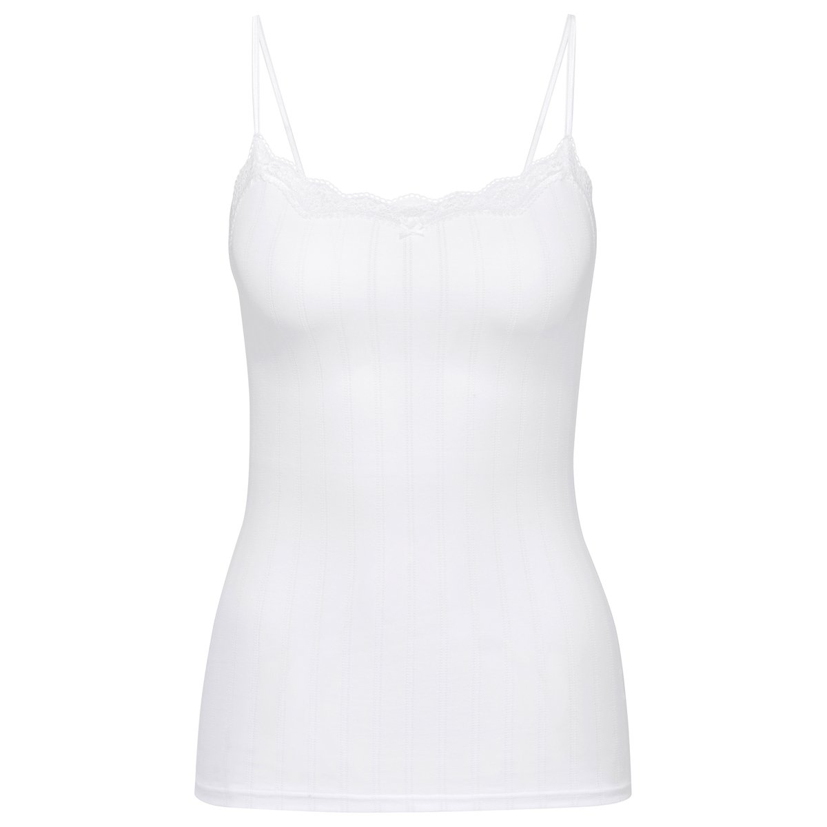 Débardeur à fines bretelles à bretelles Coton ETUDE TOUJOURS blanc, CALIDA
