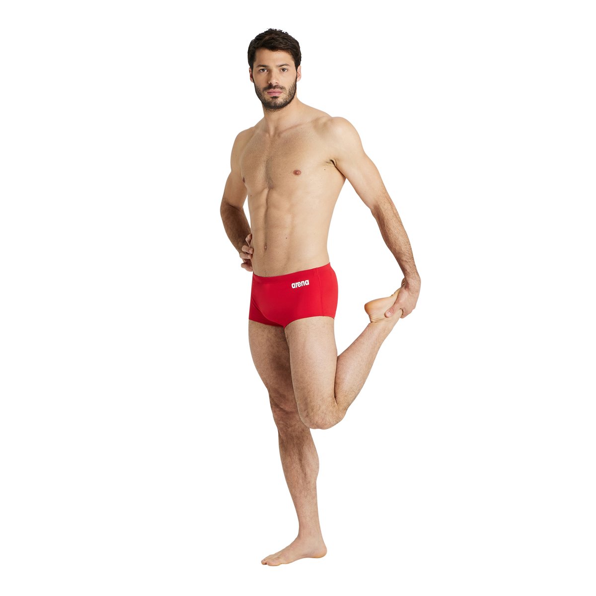 Short taille basse Team Solid red-white, ARENA