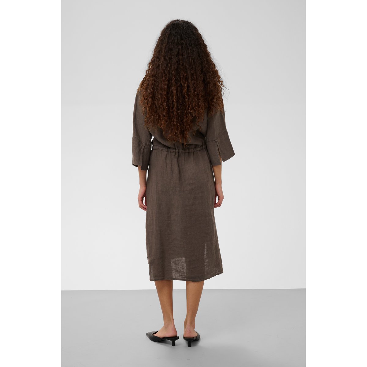 Robe marron morel, SOAKED IN LUXURY