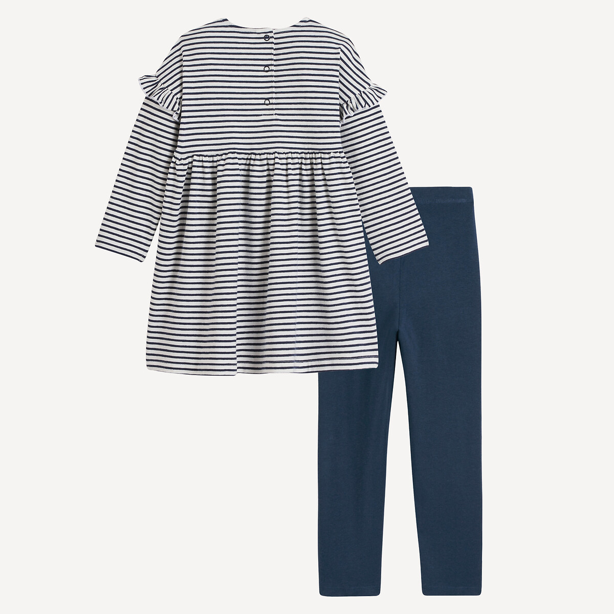 2-Piece Outfit navy striped, LA REDOUTE COLLECTIONS