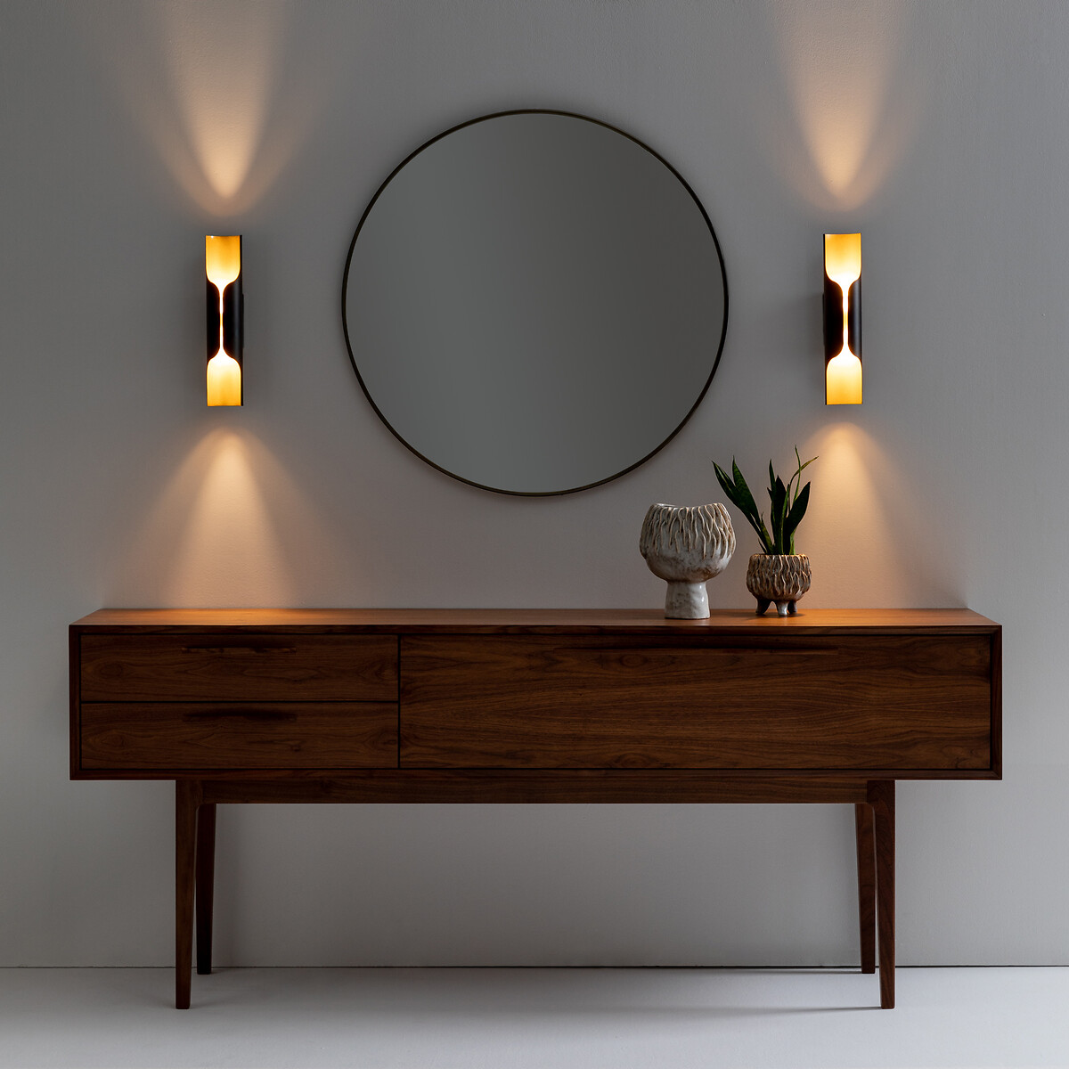 Henrio Iron Simple Wall Light white, AM.PM