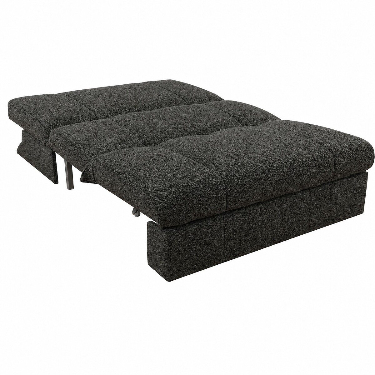 Rockford Boucle Double Sofabed with Foam Mattress charcoal, ÉDITÉ