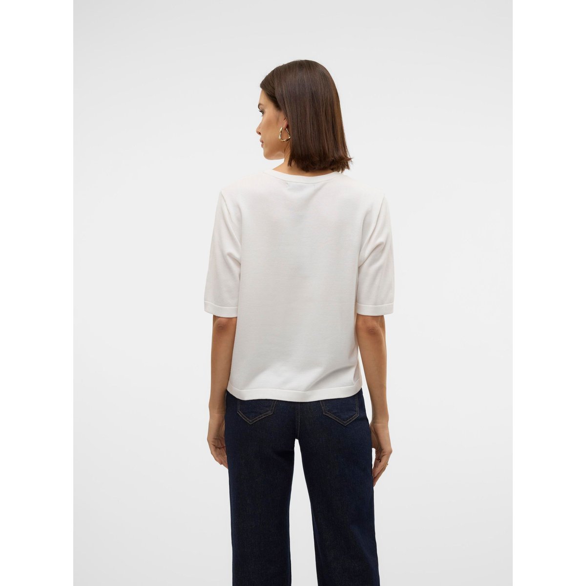 Pull En Maille snow white, VERO MODA