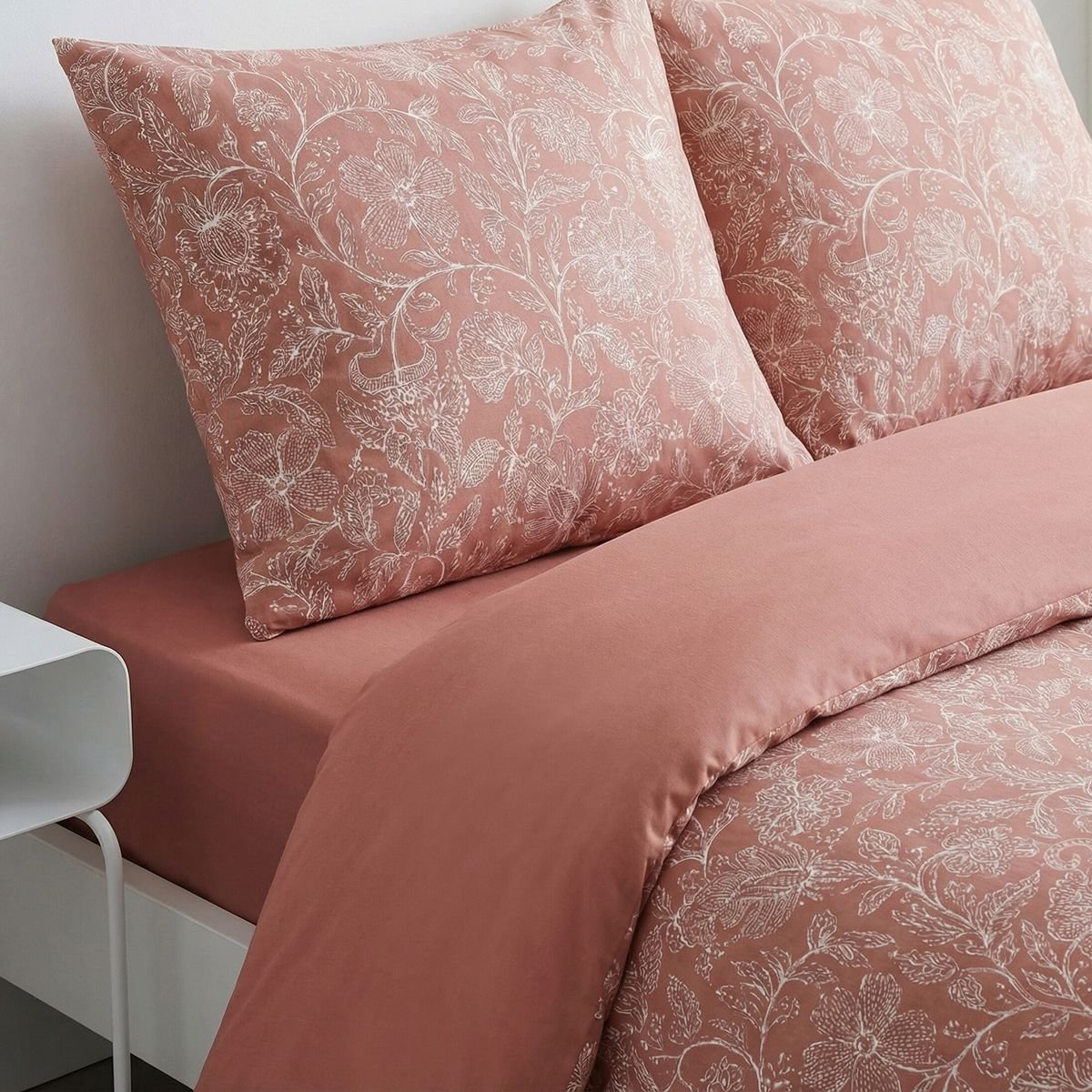 Parure de lit imprimé Floral SUNSHINE COLETTE rose, TODAY