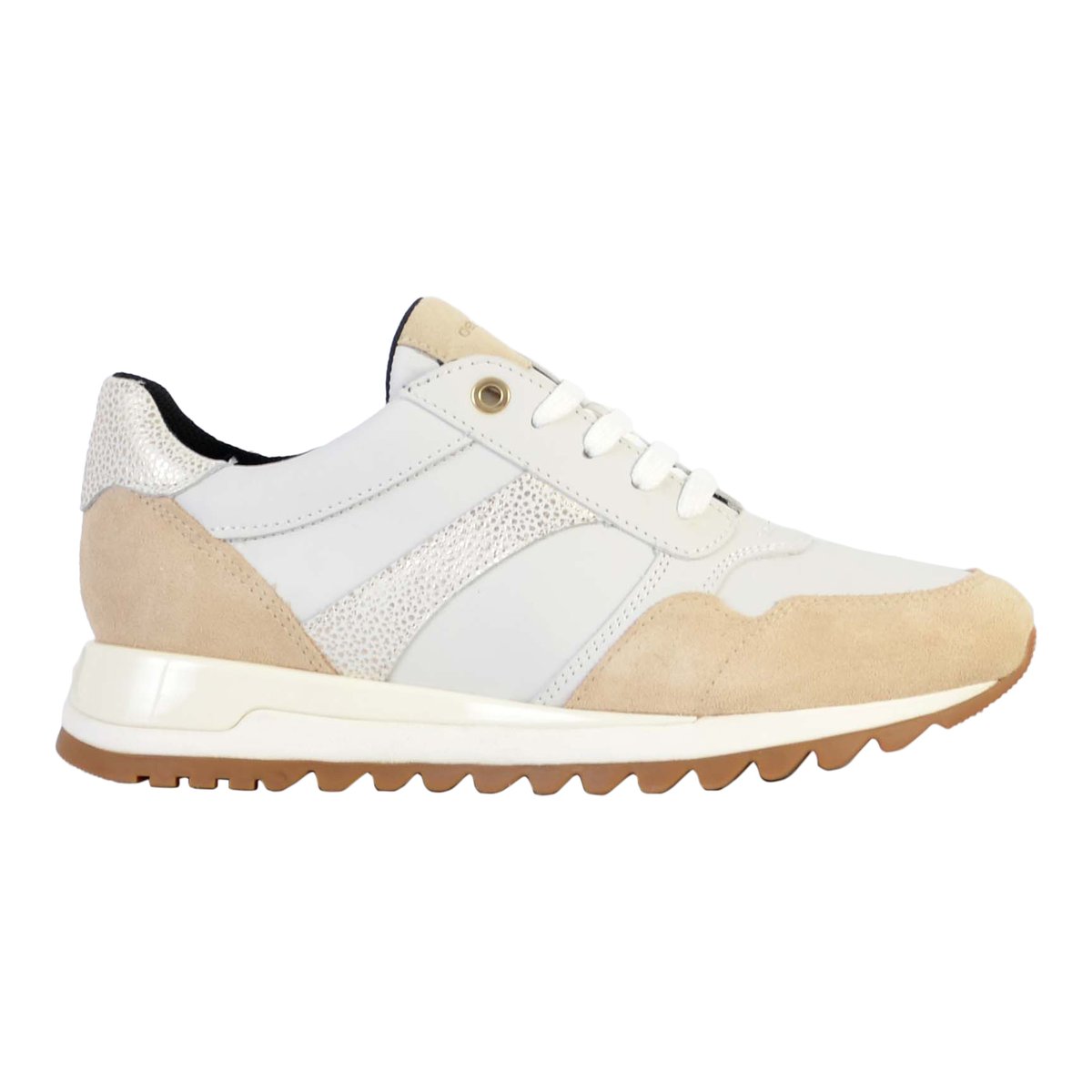 Baskets Tabelya blanc/champagne, GEOX