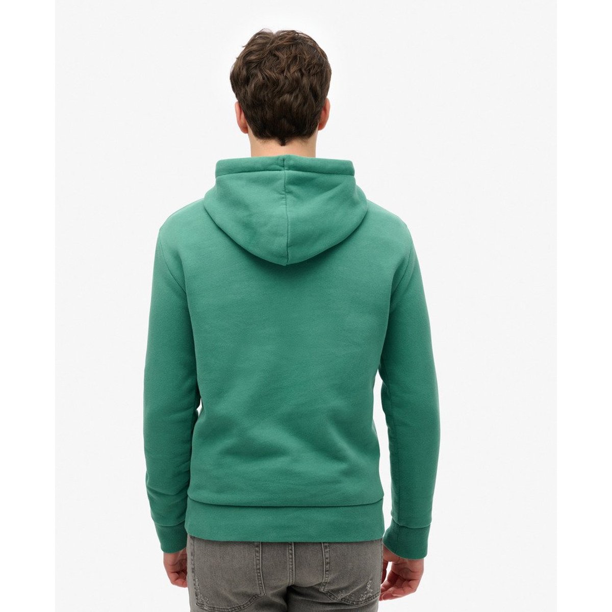 Sweat à capuche Sun vert pinède, SUPERDRY