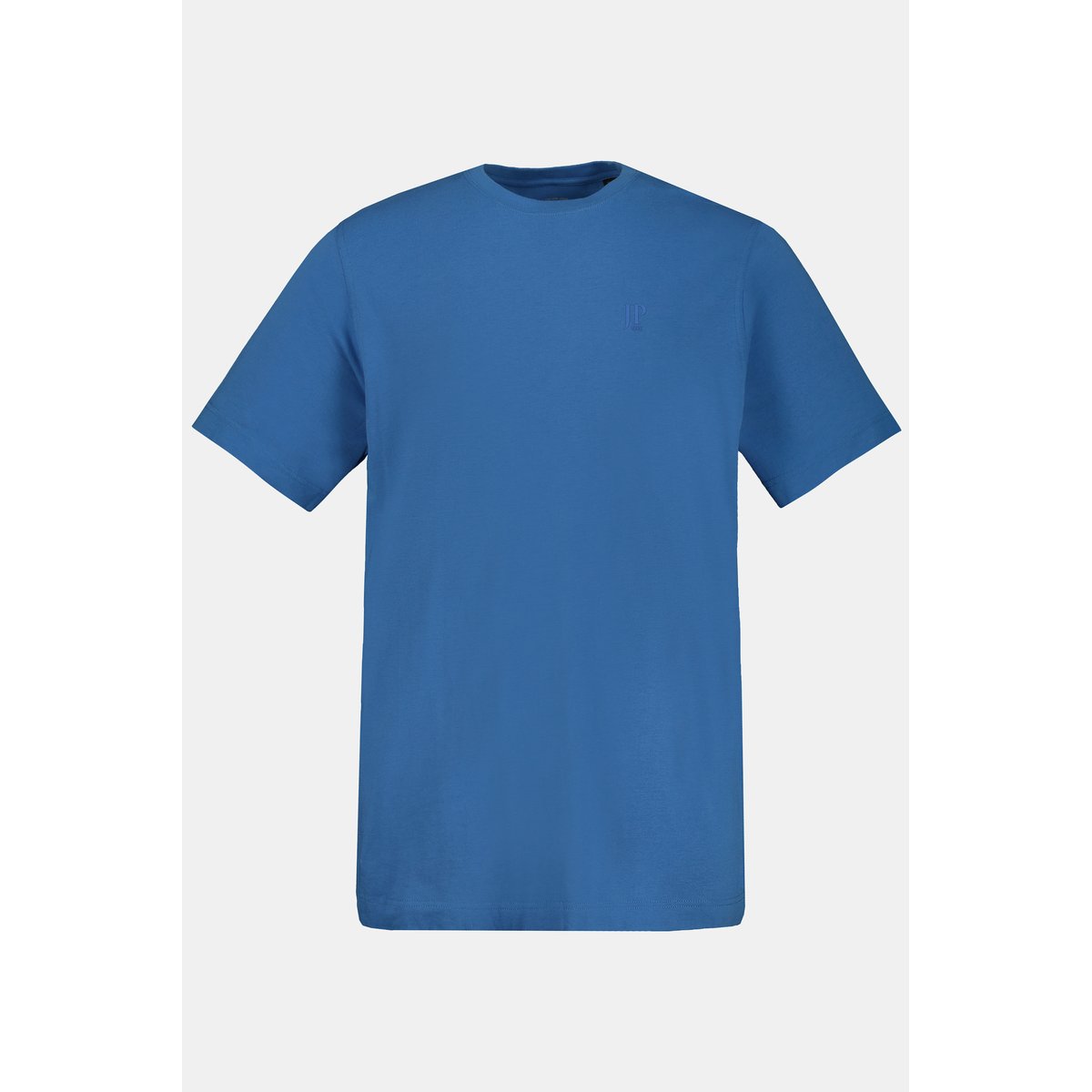 Lot de 2 T-shirts, col rond, collection Basic bleu égée, JP1880