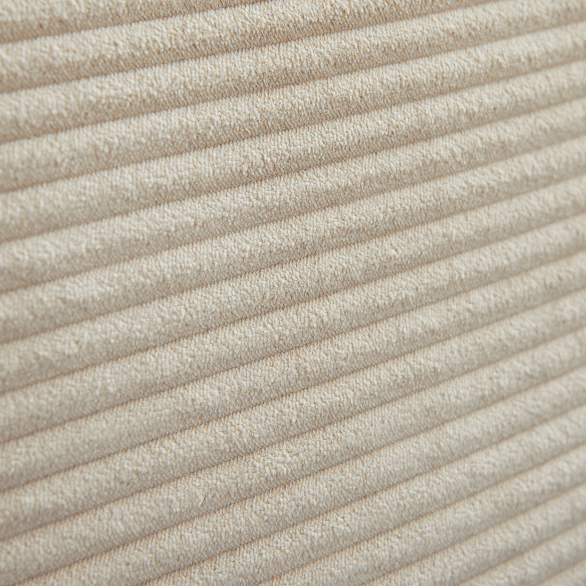 Canapé lit 3 places en velours côtelé Matelas 20cm - GIULIA beige, CALICOSY