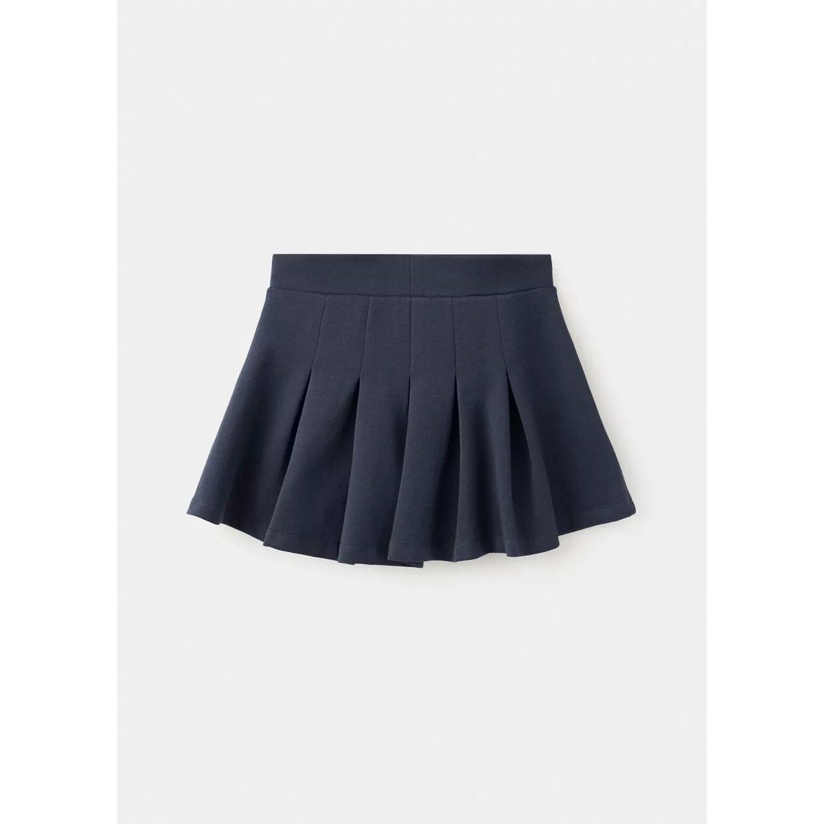 Jupe-short plissée bleu marine, MANGO KIDS