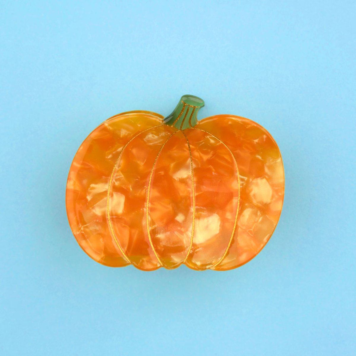 Pince à cheveux CITROUILLE couleur unique, COUCOU SUZETTE