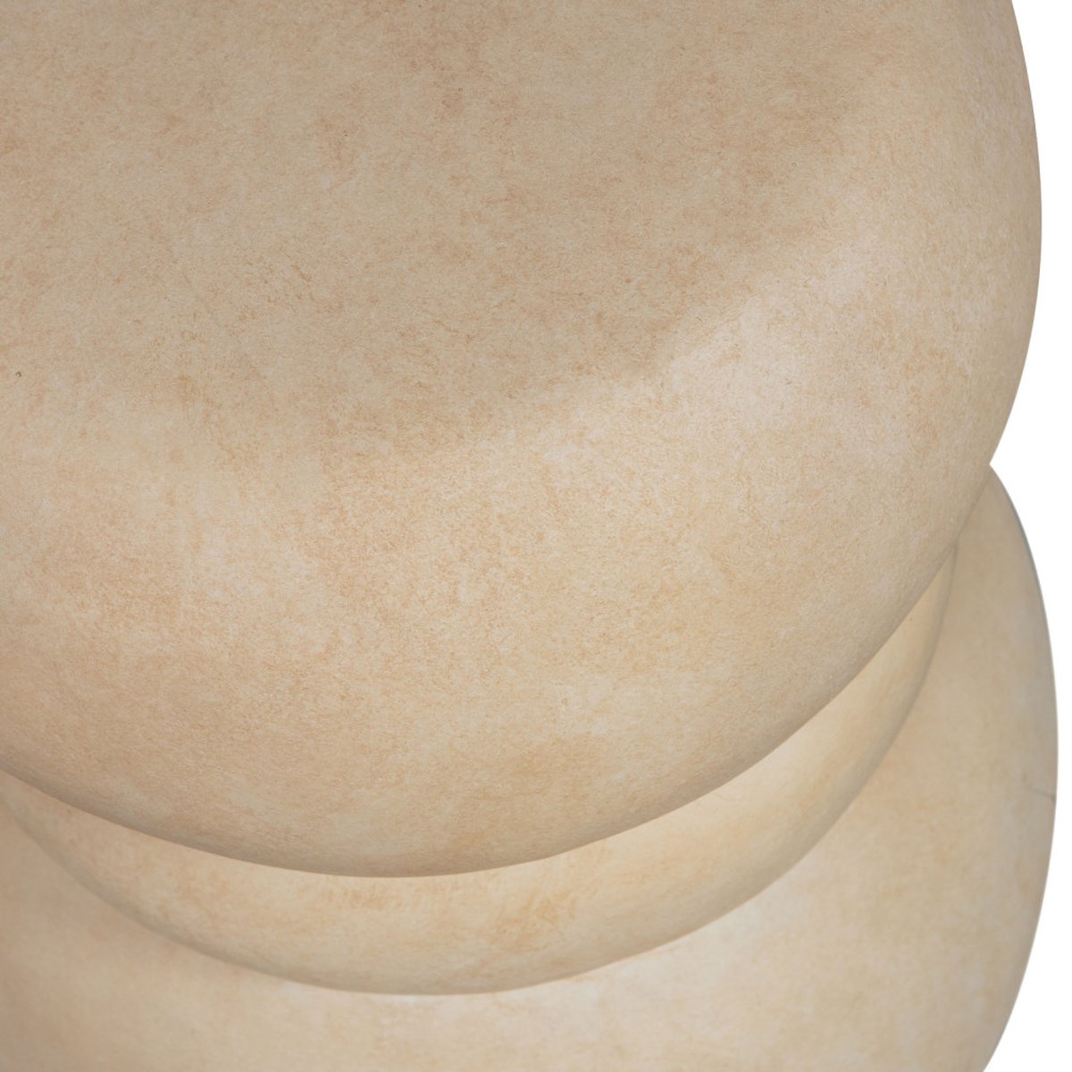 Table d'appoint en fibres d'argile  33cm- YVO naturel, WOOOD