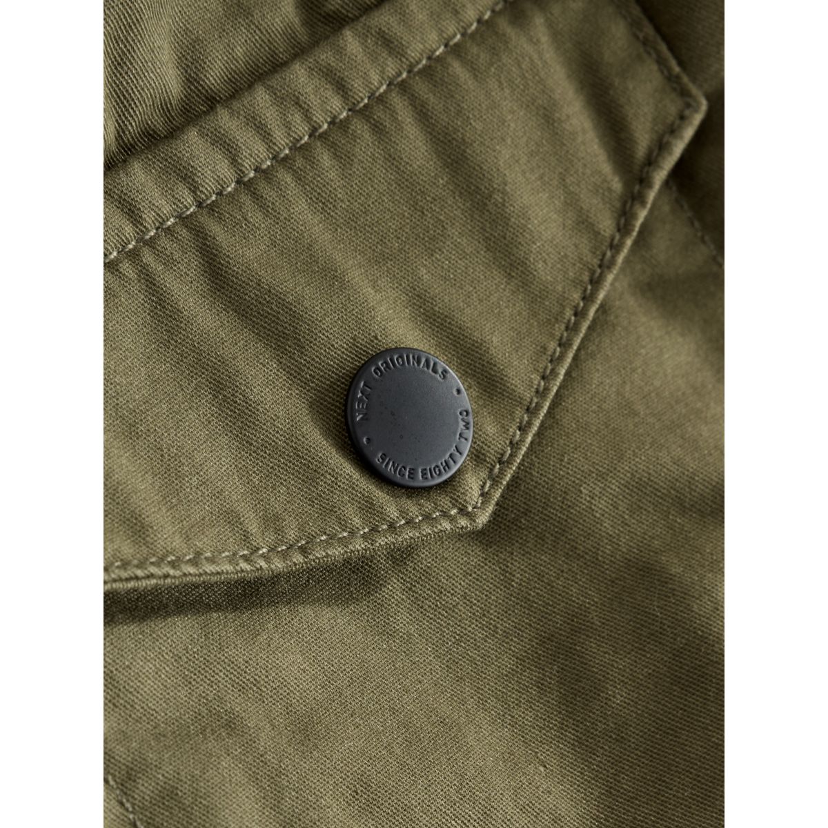 Pantalon parachute ultra-large vert kaki, NEXT