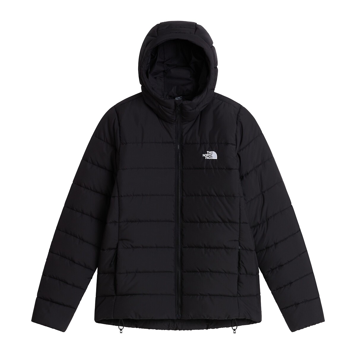 Doudoune mi-longue fermeture zippée, plein hiver noir, THE NORTH FACE