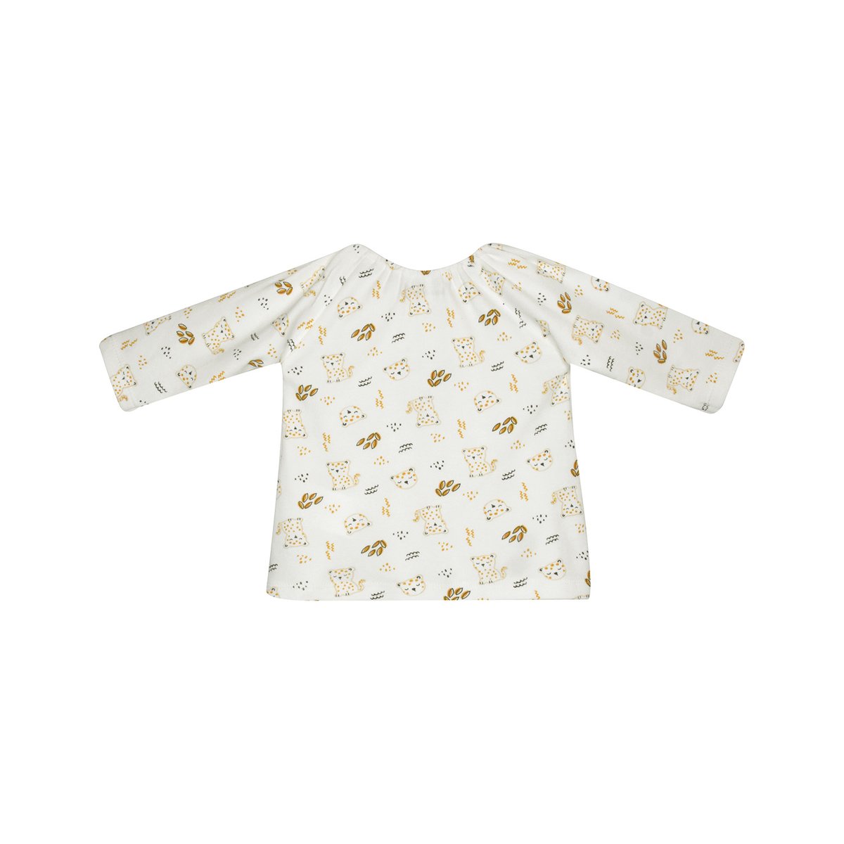 Ensemble tunique legging bavoir genevieve maille manches longues naissance beige, SUCRE D'ORGE