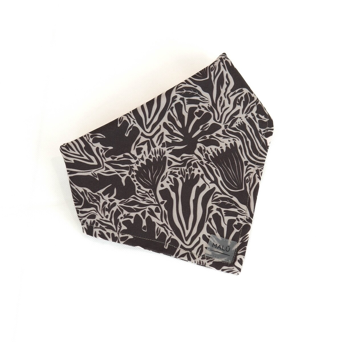 Bandana Zafra, Malü Pet Wear preto , MALU PET WEAR