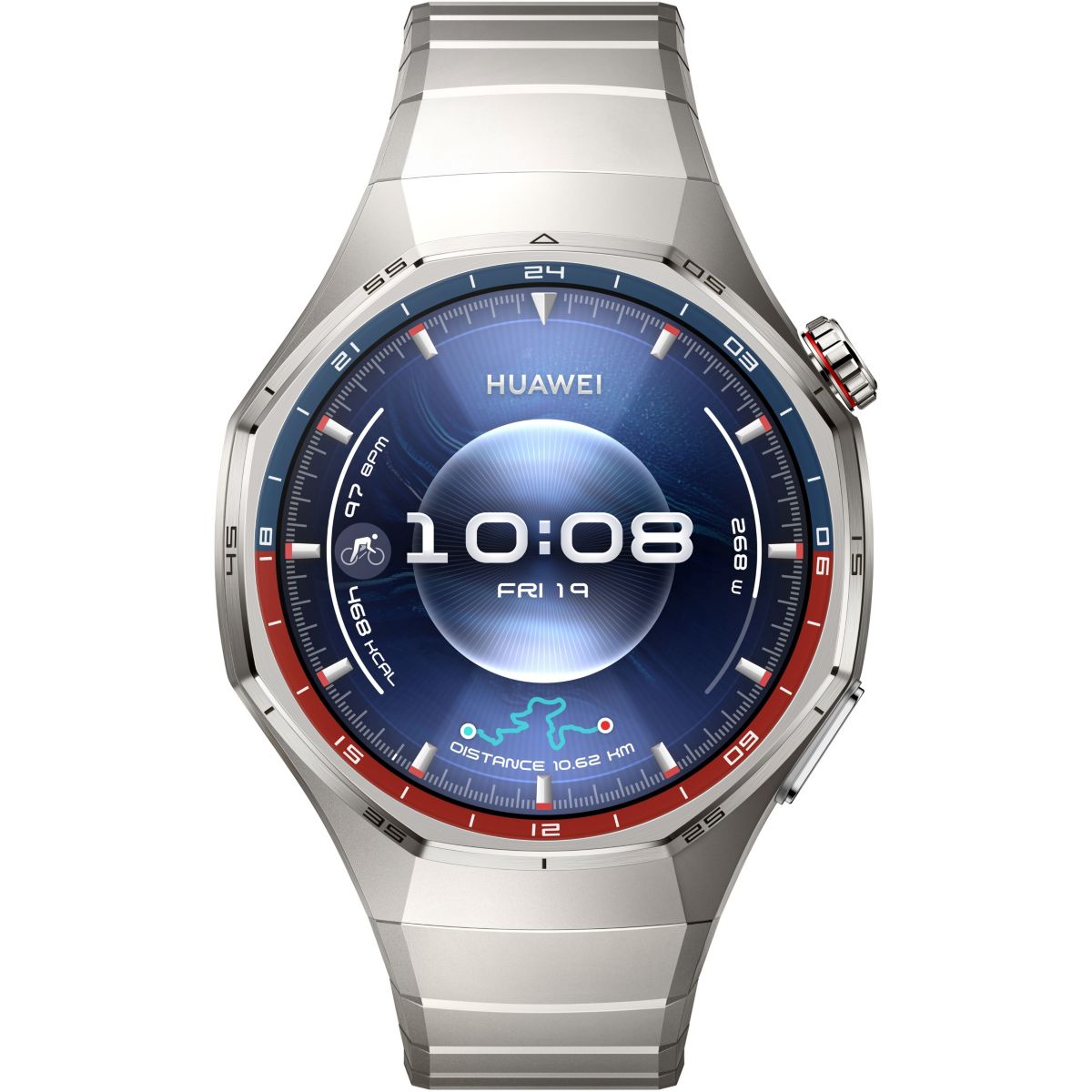Montre connectée Watch GT6 Pro 46mm Titanium noir, HUAWEI