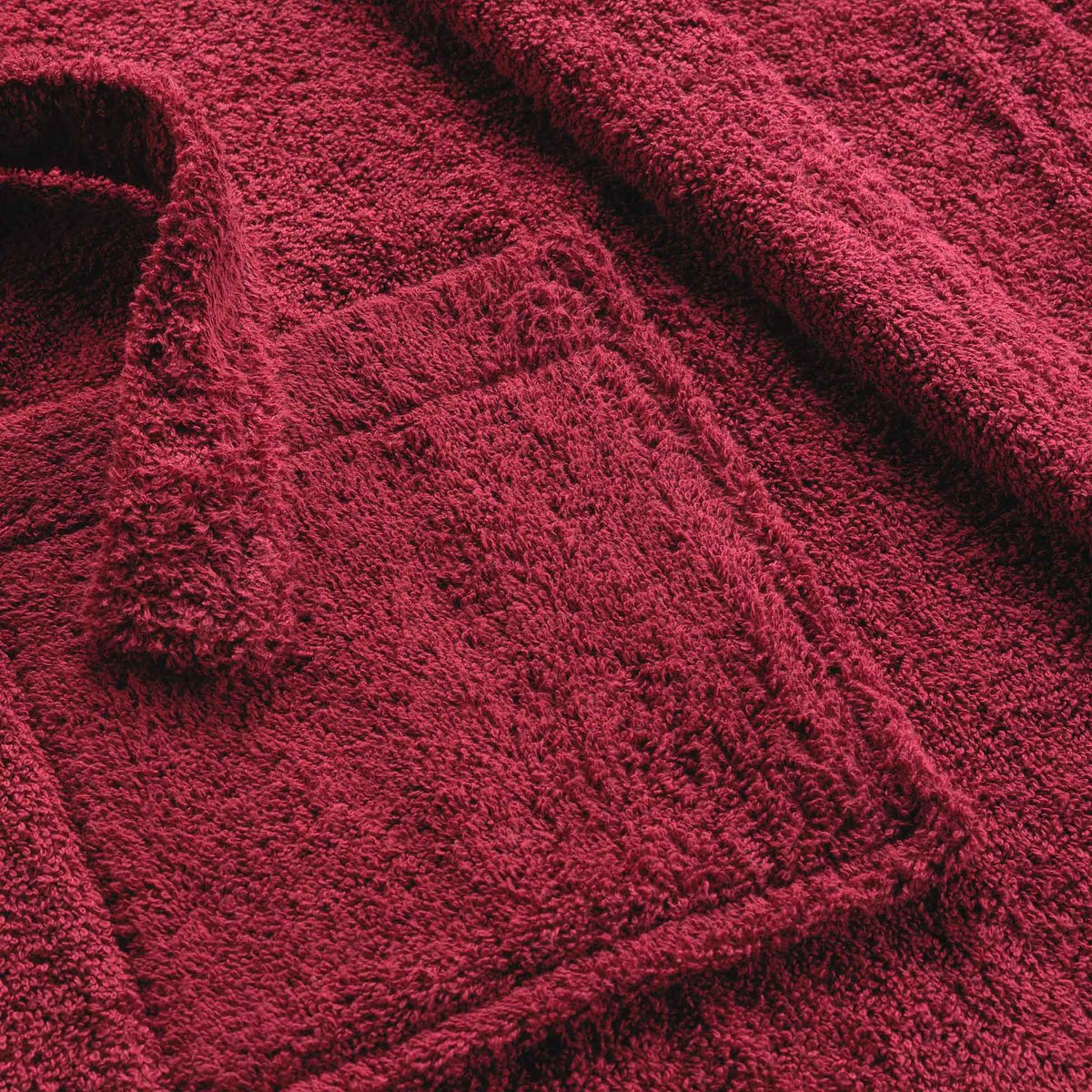 Peignoir en éponge Tendresse rouge, EDEN