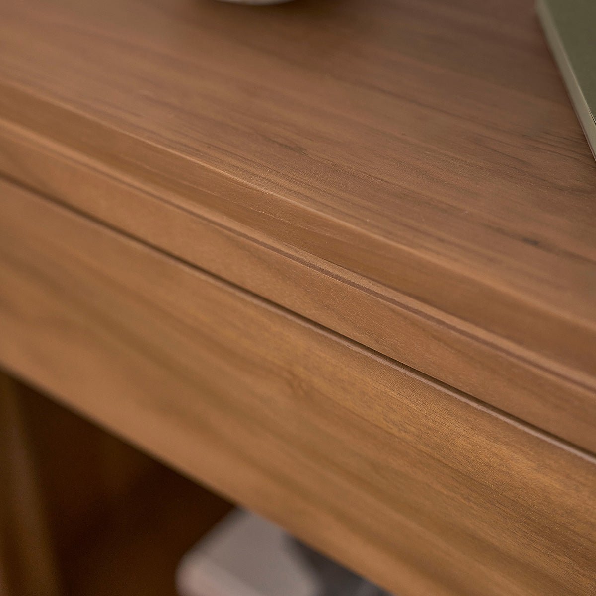 Table de chevet en teck massif 50 cm 1 tiroir  TRISTAN naturel, BERAH GETAH
