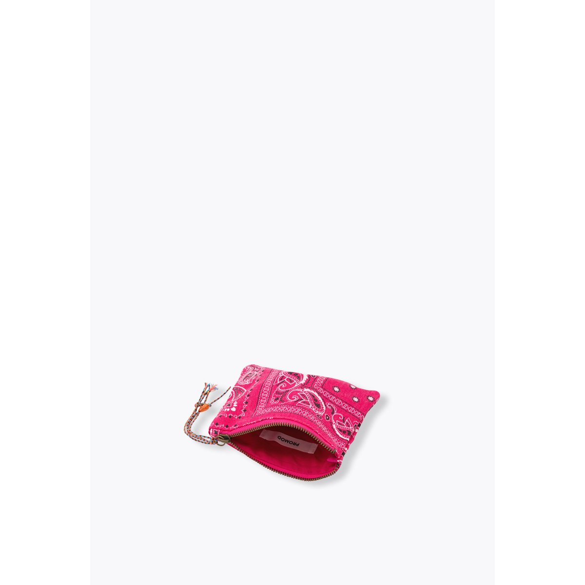 Mini-pochette motif bandana rose, PROMOD