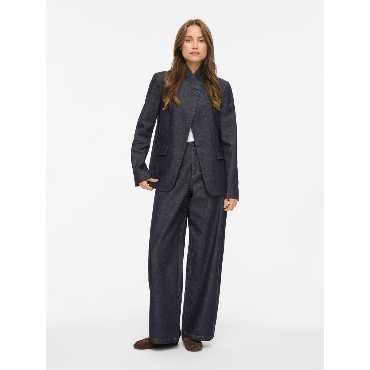 Jean Large bleu - dark blue denim1, VILA
