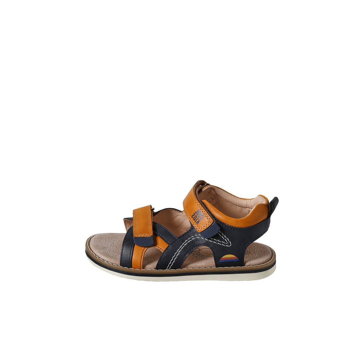 Sandales ouvertes collection maternelle marine, VERTBAUDET