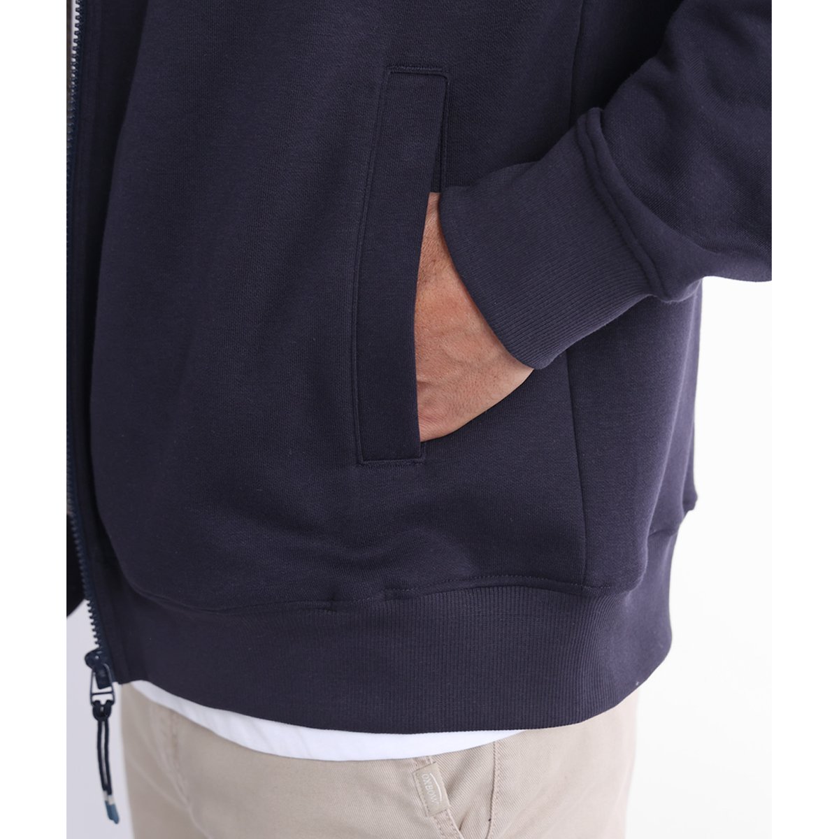 Sweat capuche doublure sherpa SWEM deep marine, OXBOW