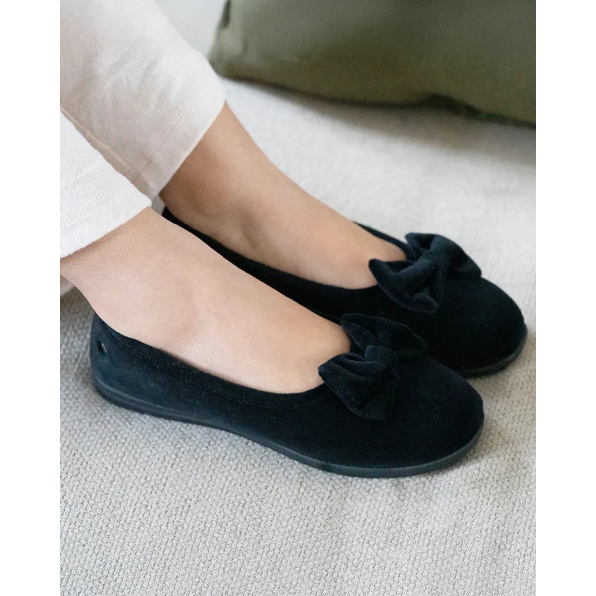 Chaussons Ballerines noir, ISOTONER