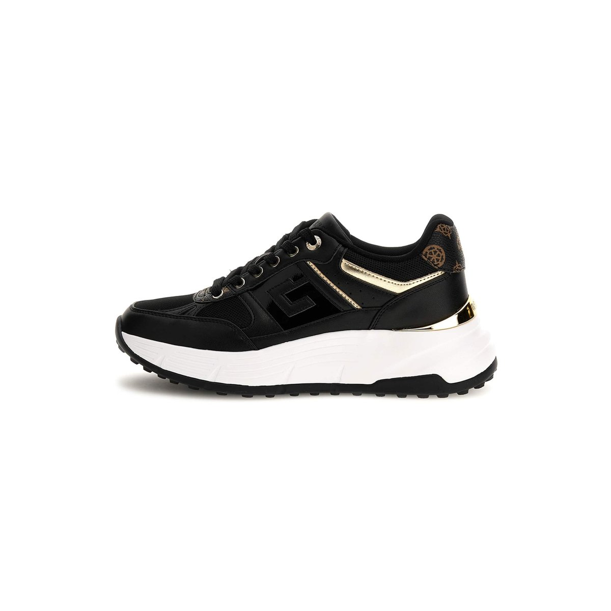 Baskets De Running Fonzi Empiècement Irisé noir, GUESS