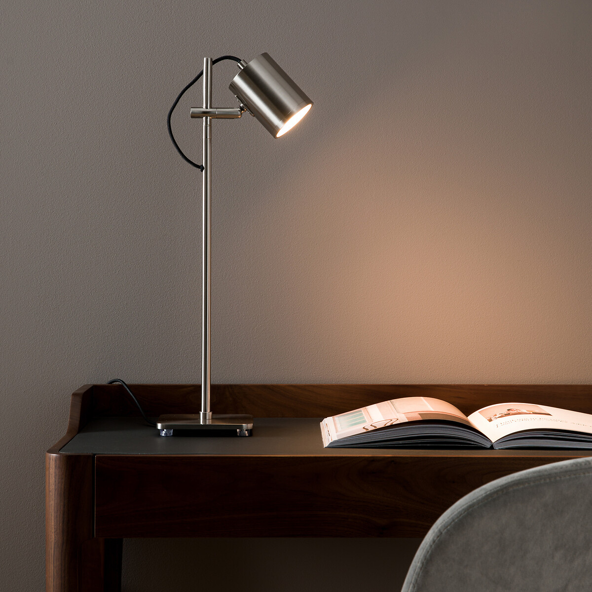 Lampe spot finition nickel satiné, Girevole nickel satiné, AM.PM