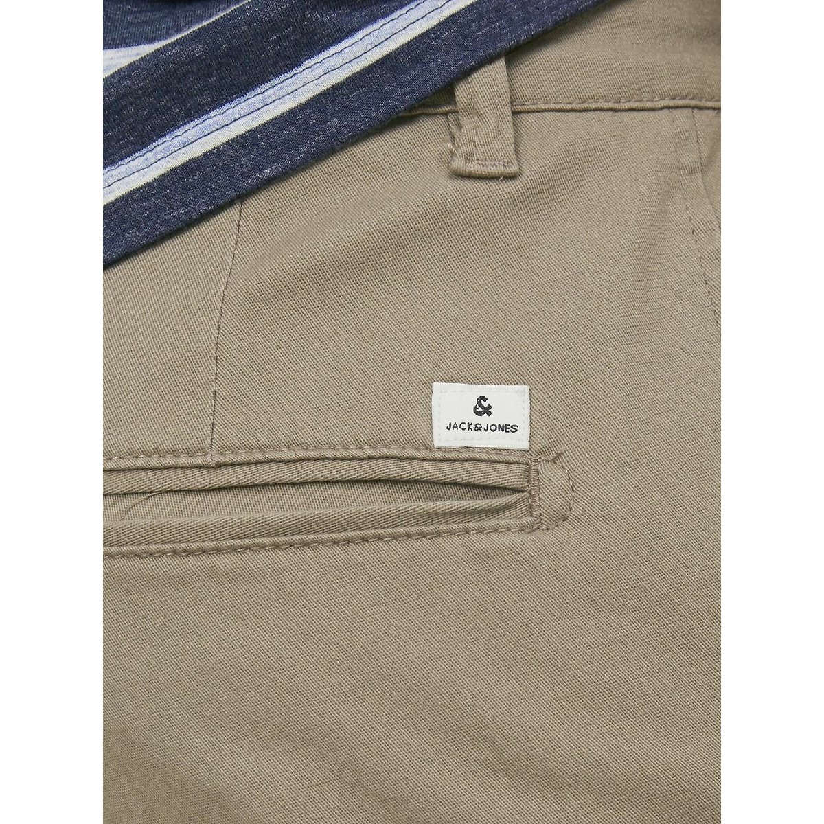 Lot de 2 chinos Marco beige + bleu marine, JACK & JONES