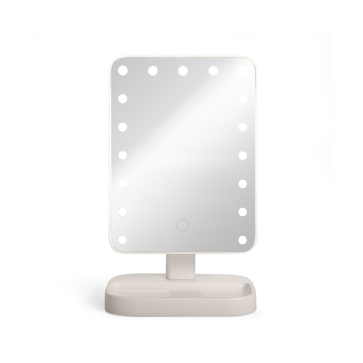 Miroir de maquillage lumineux gris, LIVOO