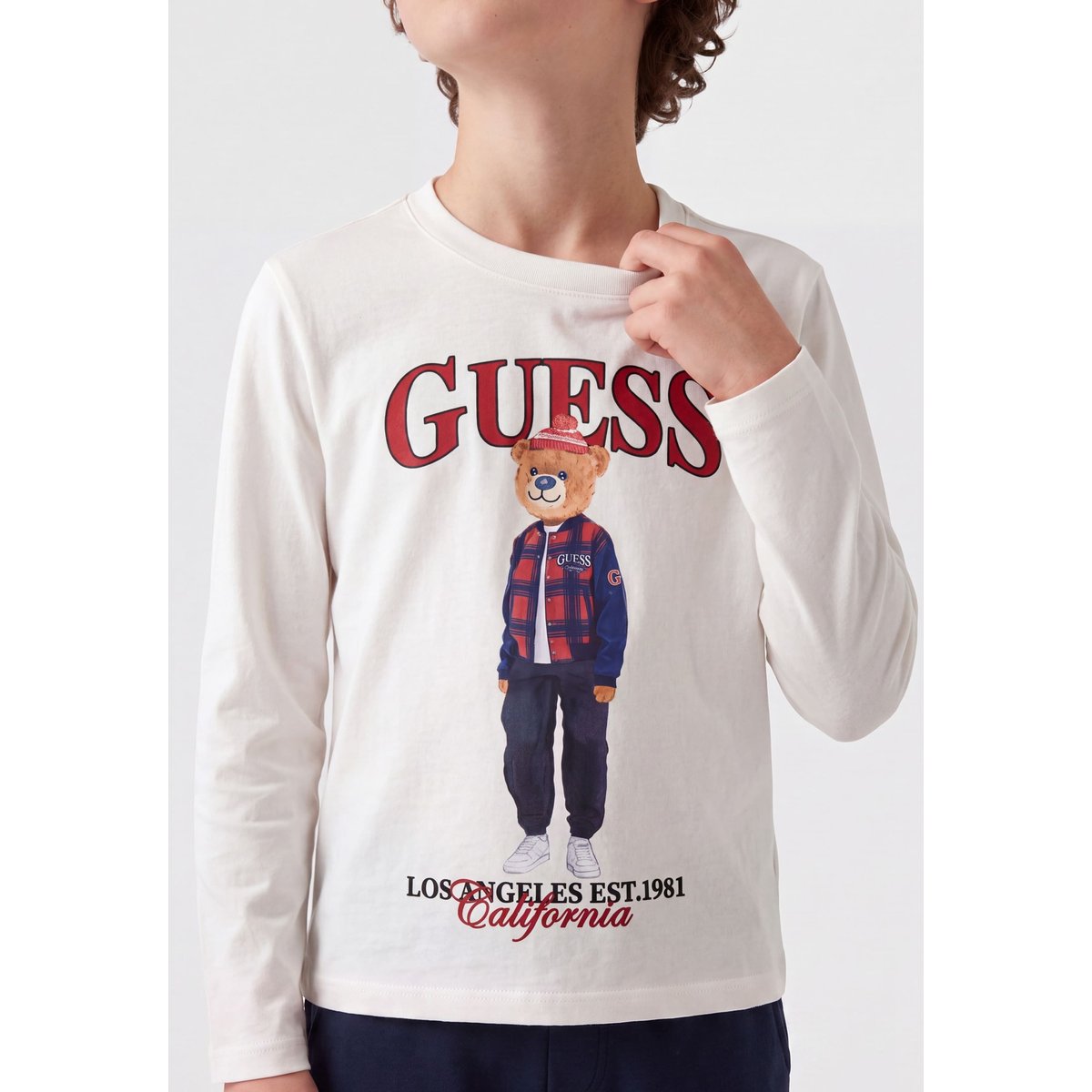 T-Shirt Imprimé blanc, GUESS KIDS