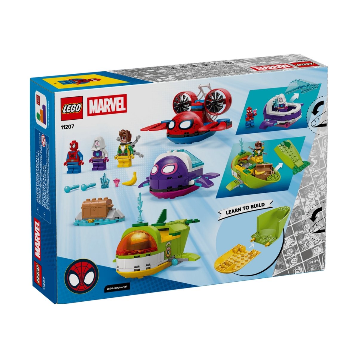 LEGO Marvel - Spidey : les véhicules sous-marins - 11207 multicolore, LEGO