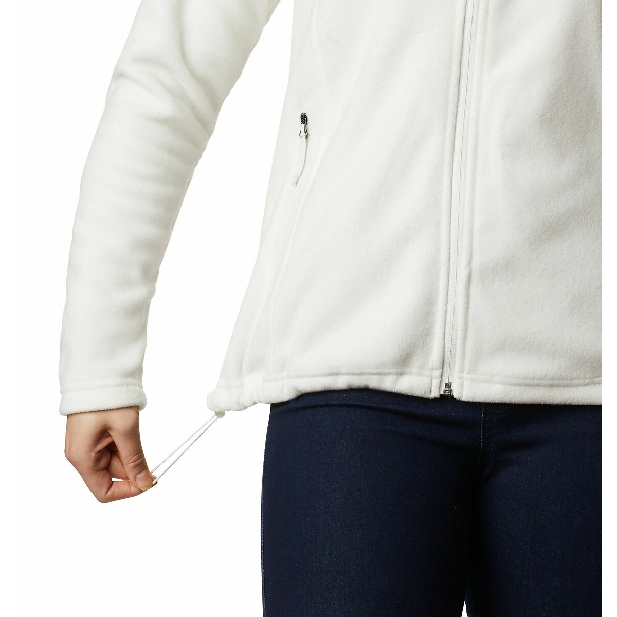 Giacca pile cerniera Fast Trek™ II bianco, COLUMBIA