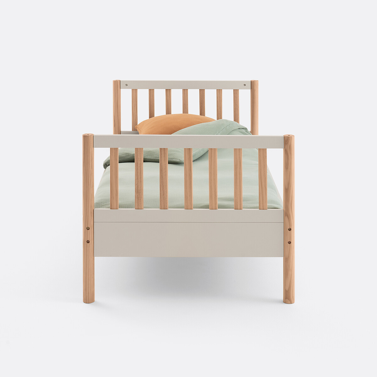 Litera, camas separables, con somieres, ALIO blanco roto, LA REDOUTE INTERIEURS