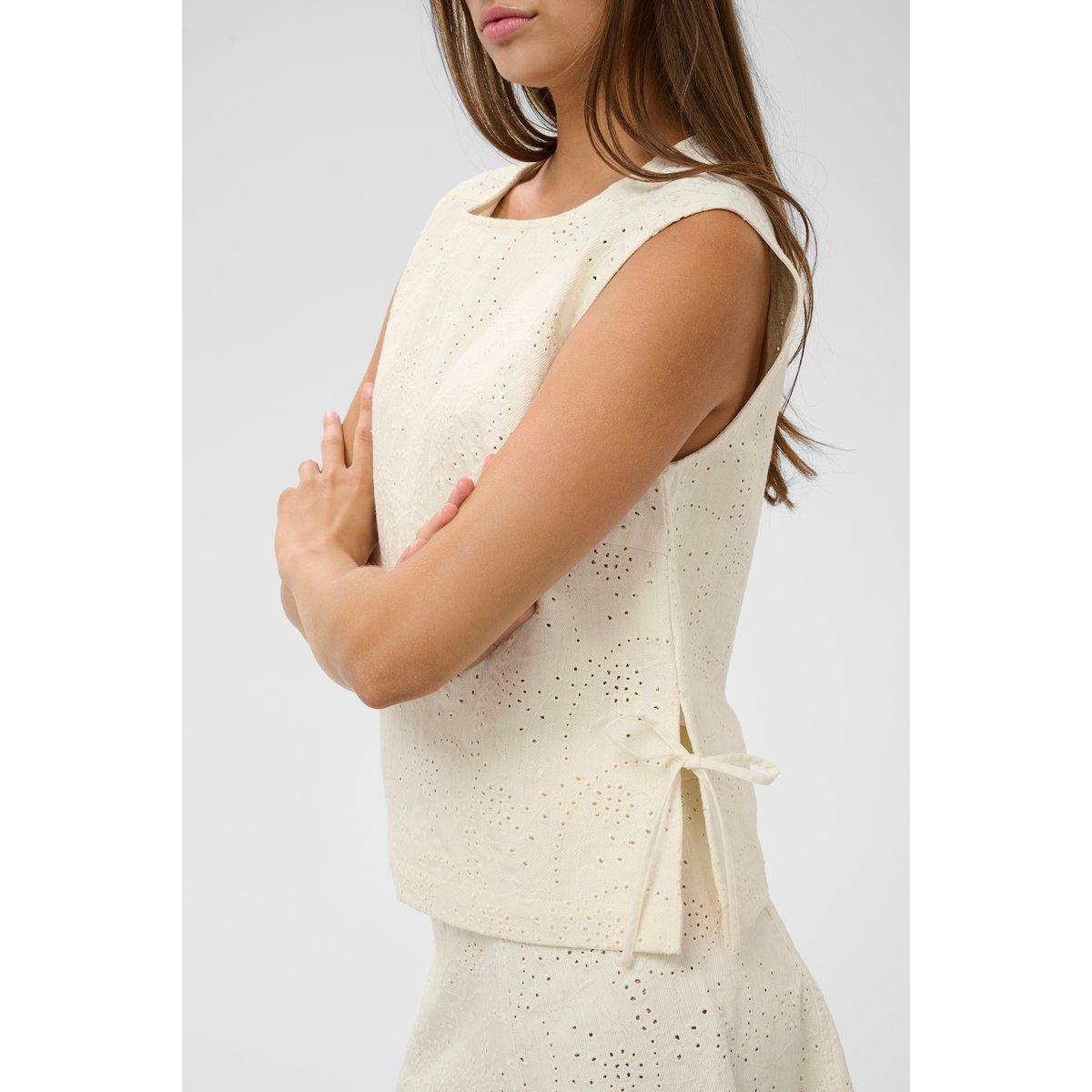 Blouse à manches courtes blanc star white, SOAKED IN LUXURY