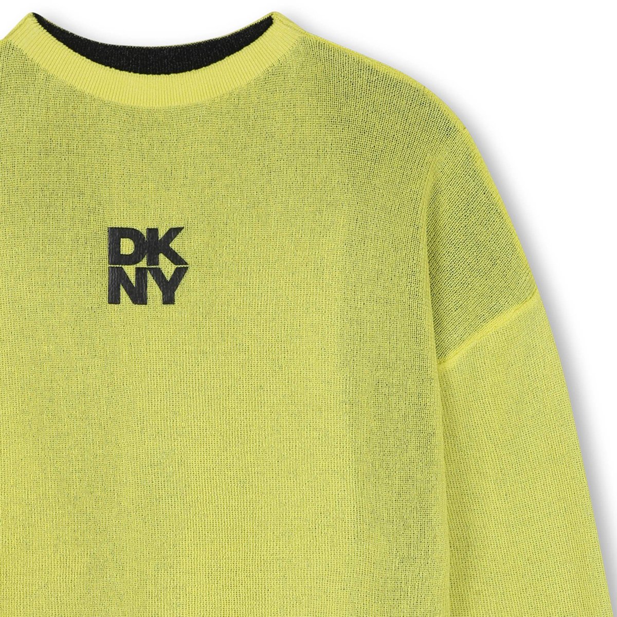Pull réversible jaune noir, DKNY